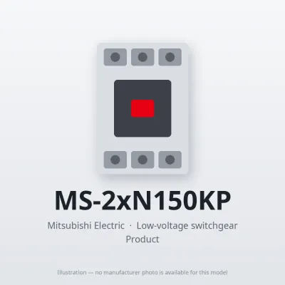 MS-2xN150KP Mitsubishi Low-voltage switchgear Magnetic Starter