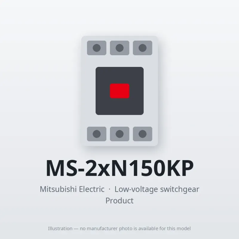 MS-2xN150KP Mitsubishi Low-voltage switchgear Magnetic Starter