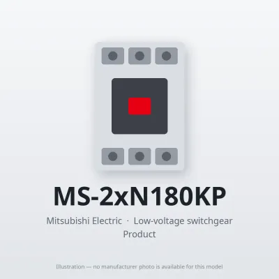 MS-2xN180KP Mitsubishi Low-voltage switchgear Magnetic Starter