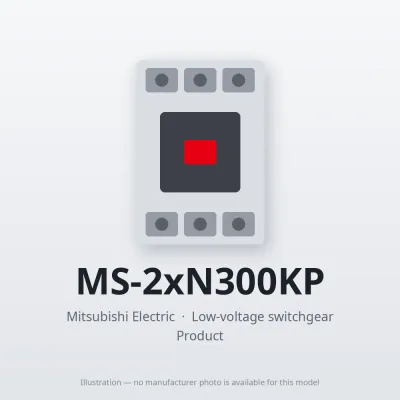 MS-2xN300KP Mitsubishi Low-voltage switchgear Magnetic Starter