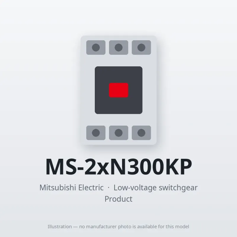 MS-2xN300KP Mitsubishi Low-voltage switchgear Magnetic Starter