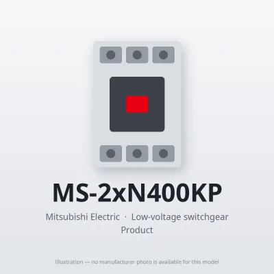 MS-2xN400KP Mitsubishi Low-voltage switchgear Magnetic Starter