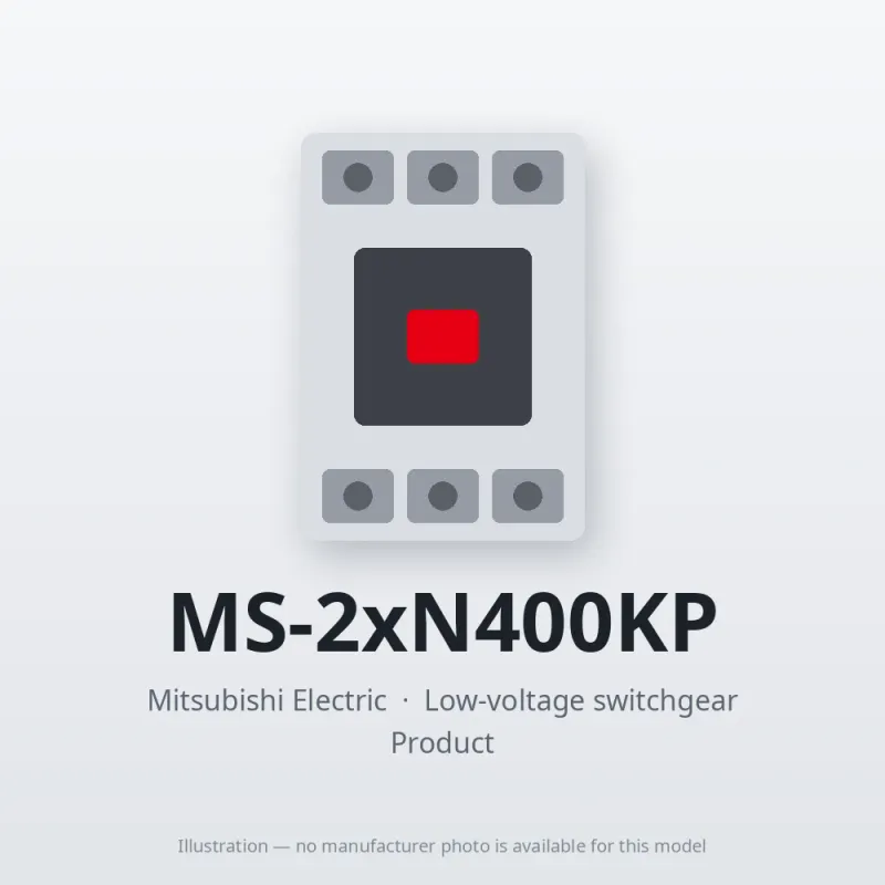 MS-2xN400KP Mitsubishi Low-voltage switchgear Magnetic Starter