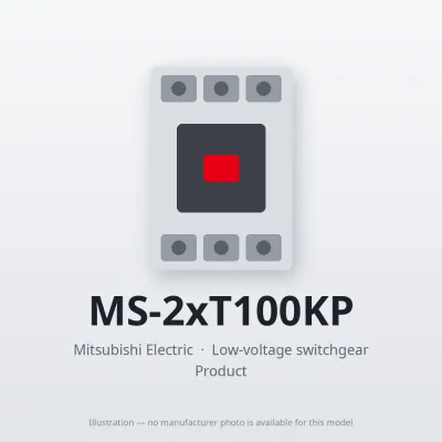MS-2xT100KP Mitsubishi Low-voltage switchgear Magnetic Starter