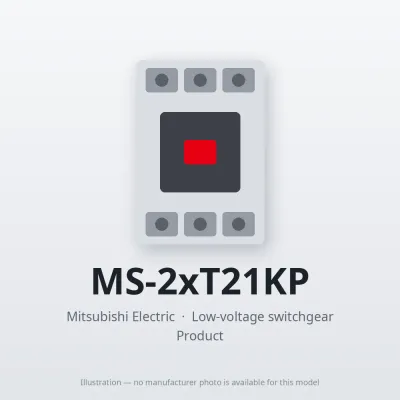 MS-2xT21KP Mitsubishi Low-voltage switchgear Magnetic Starter