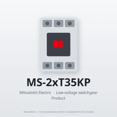 MS-2xT35KP Mitsubishi Low-voltage switchgear Magnetic Starter