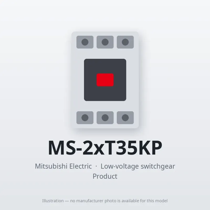 MS-2xT35KP Mitsubishi Low-voltage switchgear Magnetic Starter