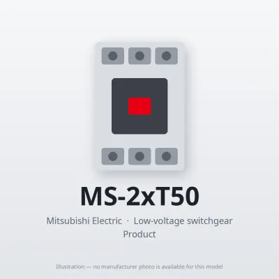 MS-2xT50 Mitsubishi Low-voltage switchgear Magnetic Starter