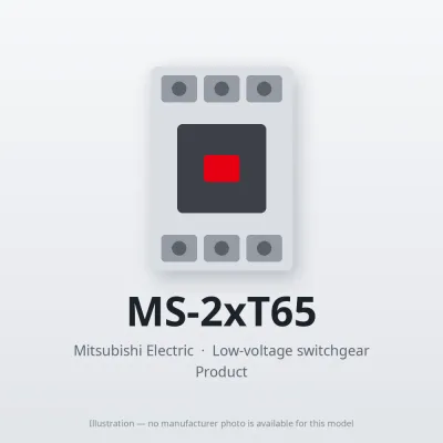 MS-2xT65 Mitsubishi Low-voltage switchgear Magnetic Starter