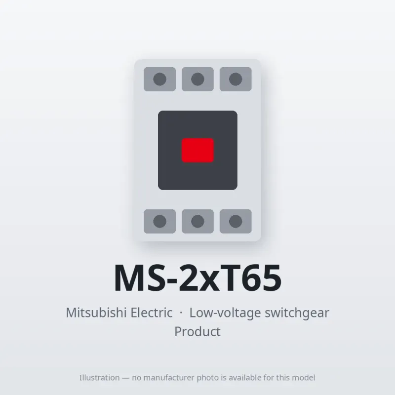 MS-2xT65 Mitsubishi Low-voltage switchgear Magnetic Starter