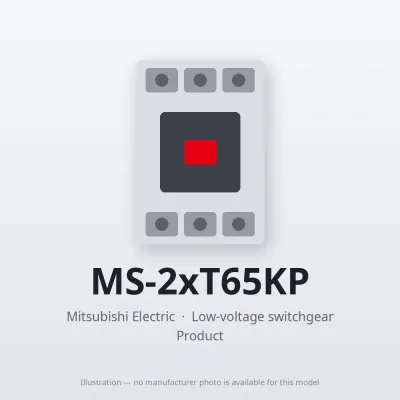 MS-2xT65KP Mitsubishi Low-voltage switchgear Magnetic Starter