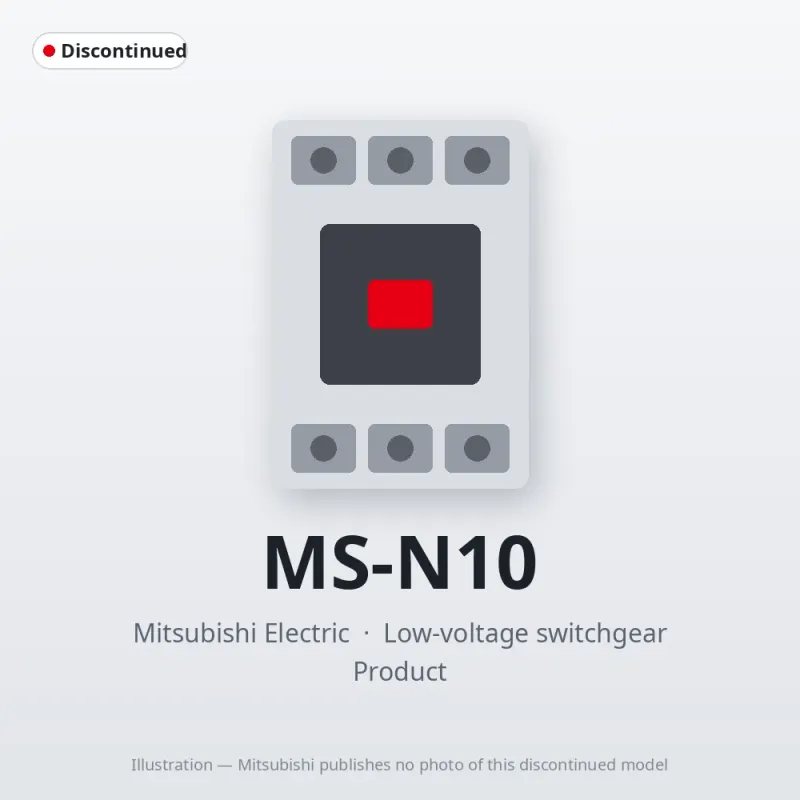 MS-N10 Mitsubishi Low-voltage switchgear Magnetic Starter