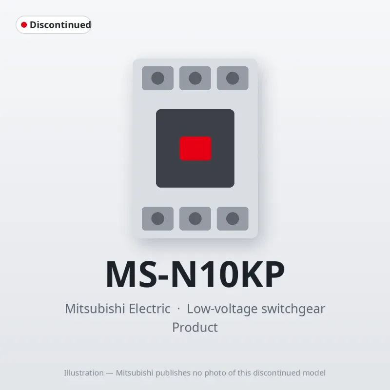MS-N10KP Mitsubishi Low-voltage switchgear Magnetic Starter