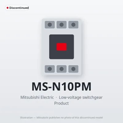 MS-N10PM Mitsubishi Low-voltage switchgear Magnetic Starter