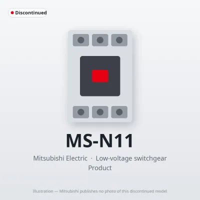 MS-N11 Mitsubishi Low-voltage switchgear Magnetic Starter