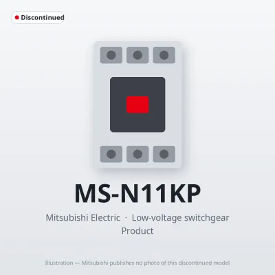 MS-N11KP Mitsubishi Low-voltage switchgear Magnetic Starter