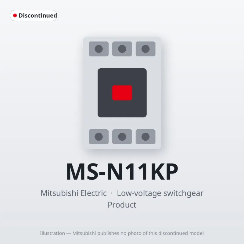 MS-N11KP Mitsubishi Low-voltage switchgear Magnetic Starter