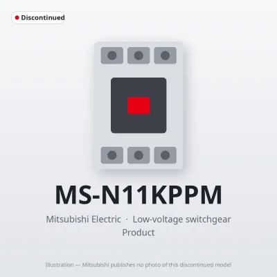 MS-N11KPPM Mitsubishi Low-voltage switchgear Magnetic Starter