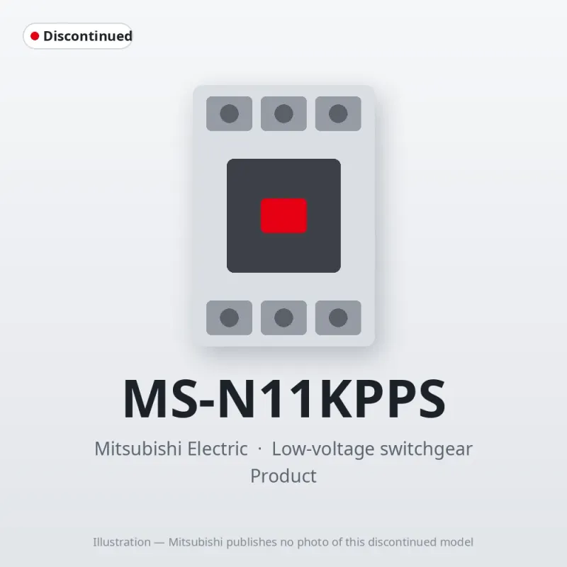 MS-N11KPPS Mitsubishi Low-voltage switchgear Magnetic Starter