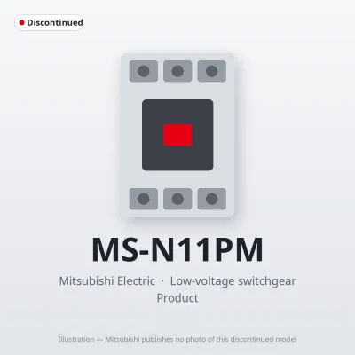 MS-N11PM Mitsubishi Low-voltage switchgear Magnetic Starter