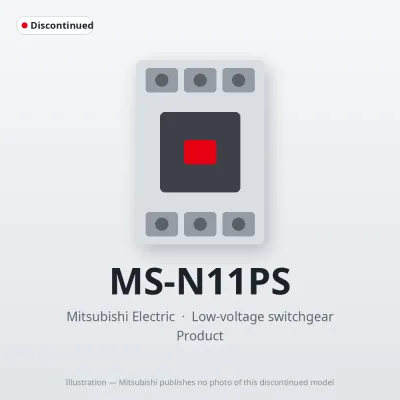 MS-N11PS Mitsubishi Low-voltage switchgear Magnetic Starter