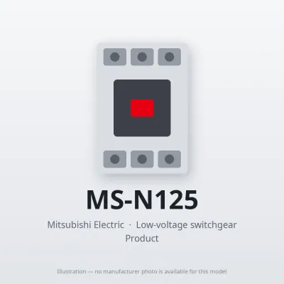 MS-N125 Mitsubishi Low-voltage switchgear Magnetic Starter