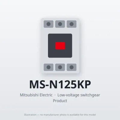 MS-N125KP Mitsubishi Low-voltage switchgear Magnetic Starter