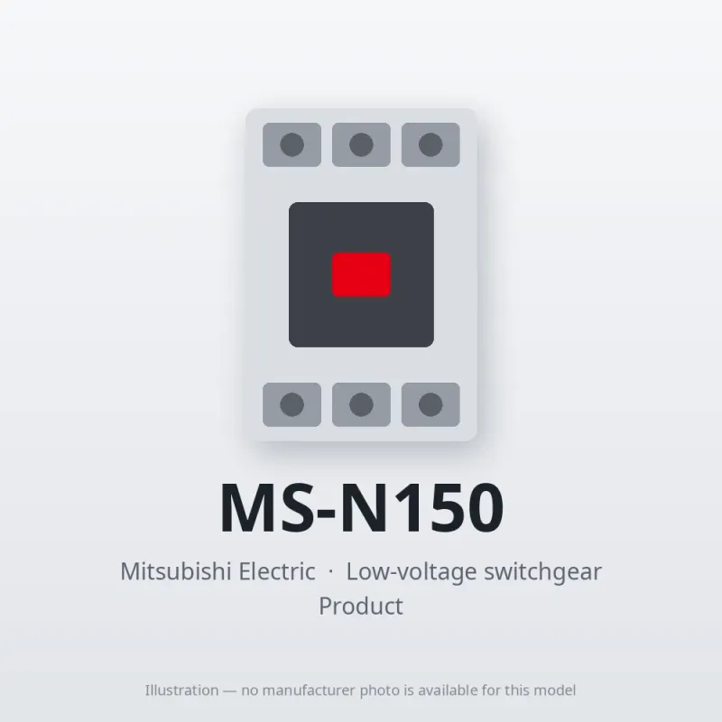 MS-N150 Mitsubishi Low-voltage switchgear Magnetic Starter