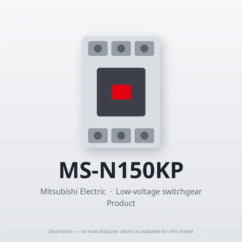 MS-N150KP Mitsubishi Low-voltage switchgear Magnetic Starter