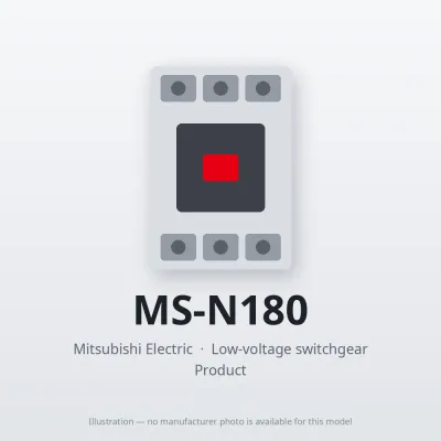 MS-N180 Mitsubishi Low-voltage switchgear Magnetic Starter