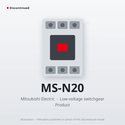 MS-N20 Mitsubishi Low-voltage switchgear Magnetic Starter