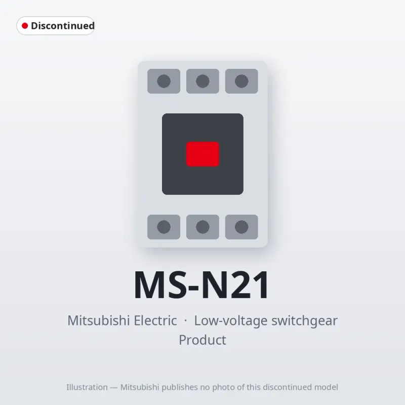 MS-N21 Mitsubishi Low-voltage switchgear Magnetic Starter