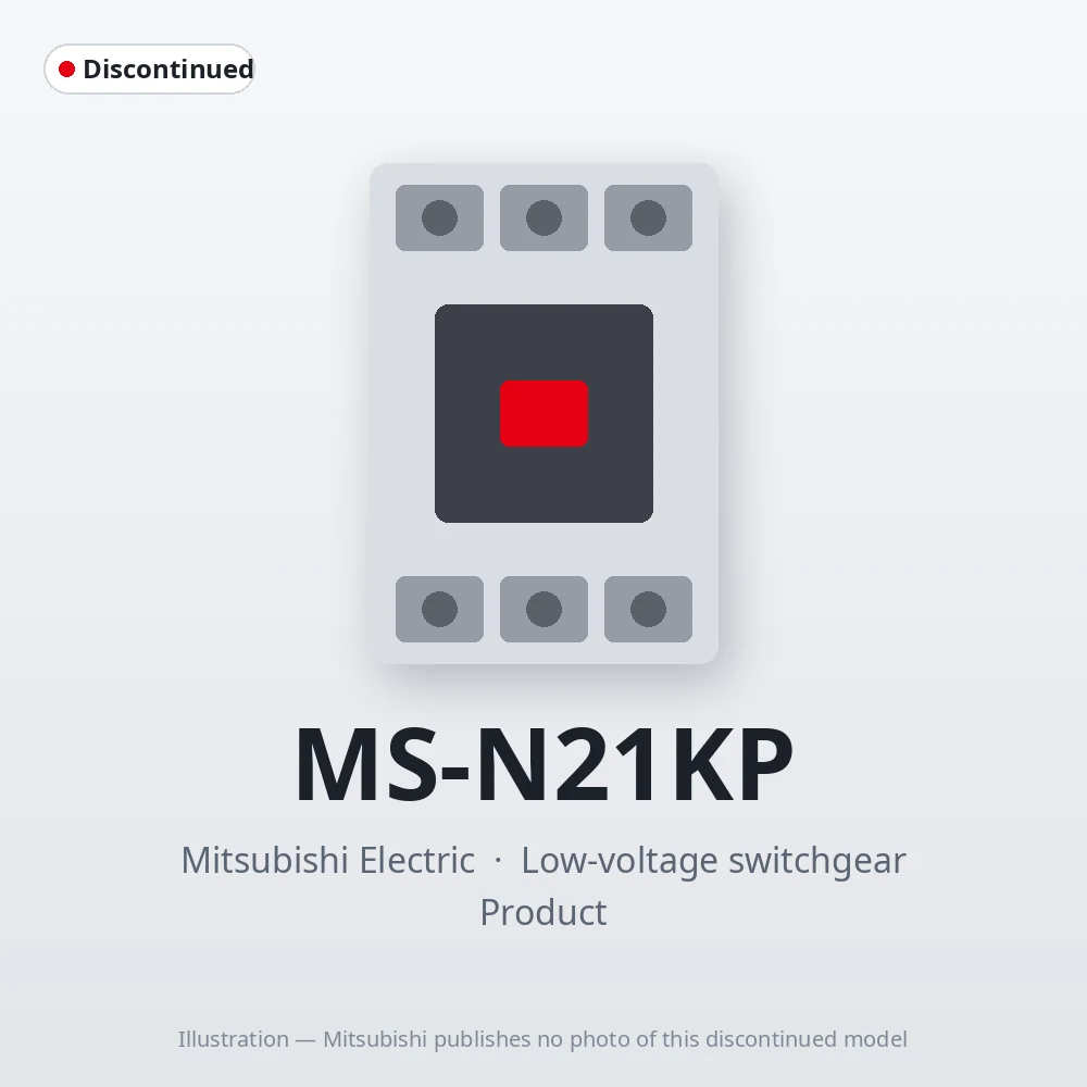 MS-N21KP Mitsubishi Low-voltage switchgear Magnetic Starter