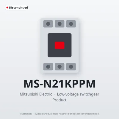 MS-N21KPPM Mitsubishi Low-voltage switchgear Magnetic Starter