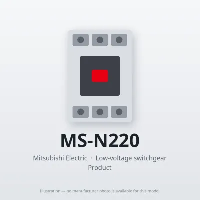 MS-N220 Mitsubishi Low-voltage switchgear Magnetic Starter