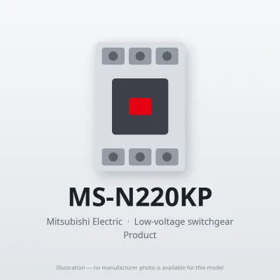 MS-N220KP Mitsubishi Low-voltage switchgear Magnetic Starter