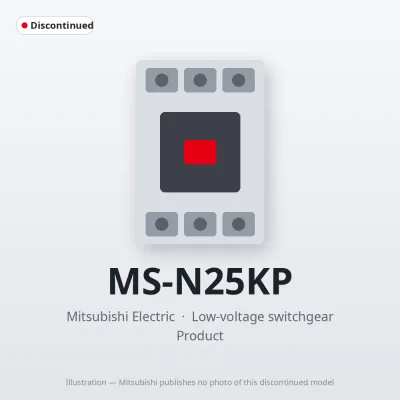 MS-N25KP Mitsubishi Low-voltage switchgear Magnetic Starter