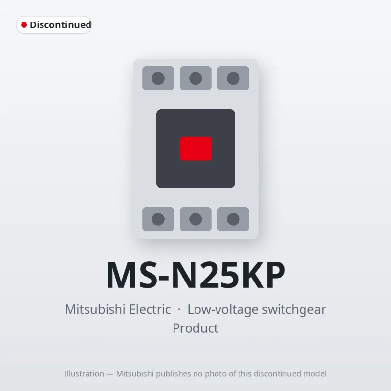 MS-N25KP Mitsubishi Low-voltage switchgear Magnetic Starter