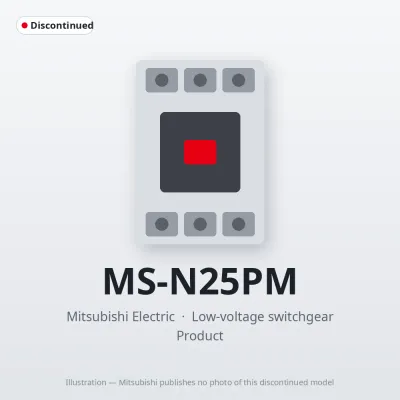 MS-N25PM Mitsubishi Low-voltage switchgear Magnetic Starter
