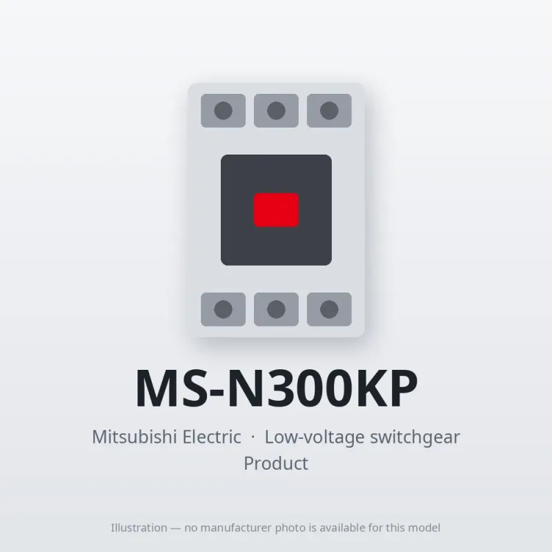 MS-N300KP Mitsubishi Low-voltage switchgear Magnetic Starter