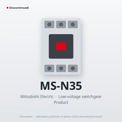 MS-N35 Mitsubishi Low-voltage switchgear Magnetic Starter