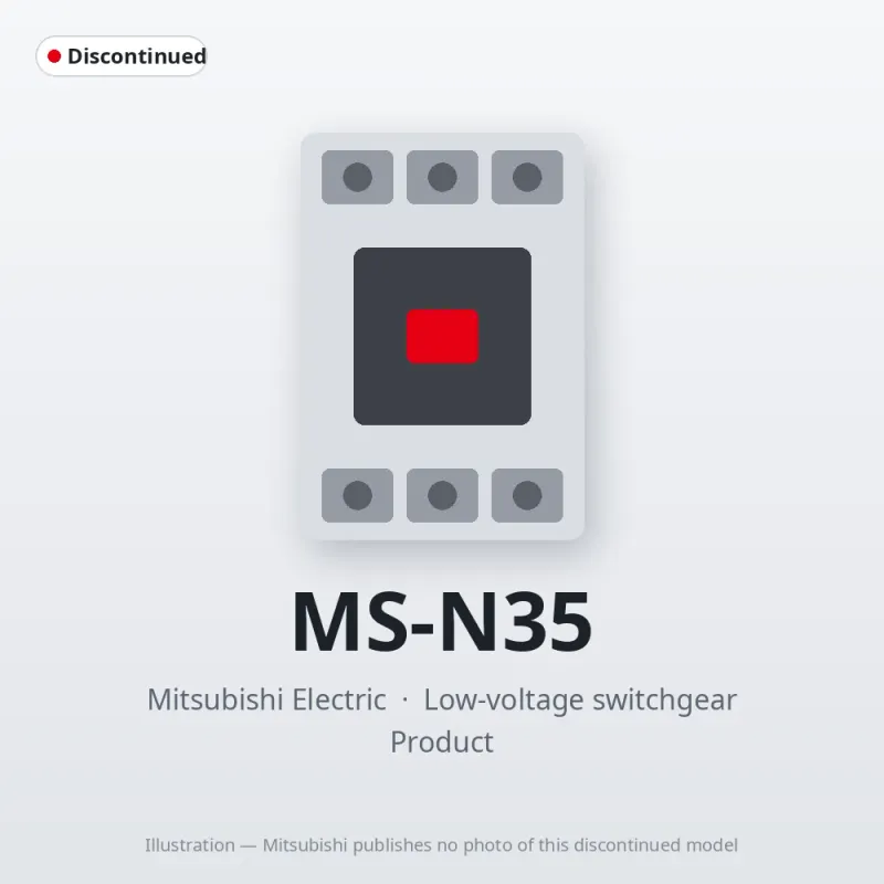 MS-N35 Mitsubishi Low-voltage switchgear Magnetic Starter