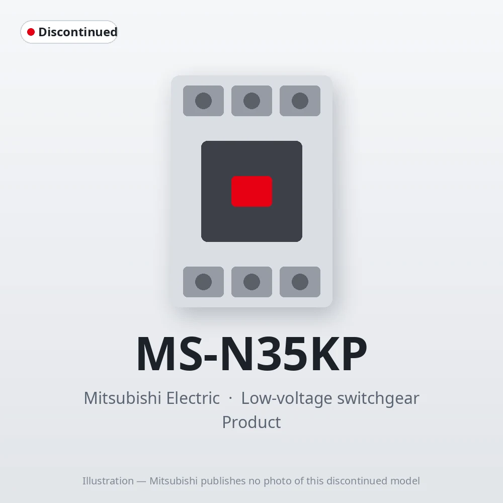 MS-N35KP Mitsubishi Low-voltage switchgear Magnetic Starter