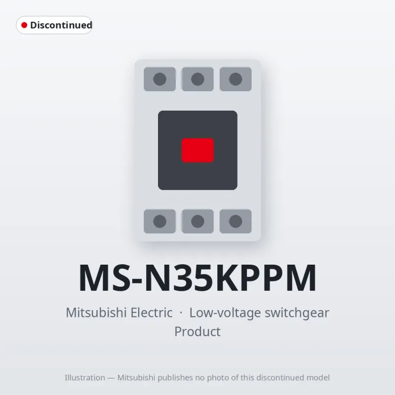 MS-N35KPPM Mitsubishi Low-voltage switchgear Magnetic Starter