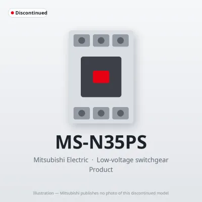 MS-N35PS Mitsubishi Low-voltage switchgear Magnetic Starter