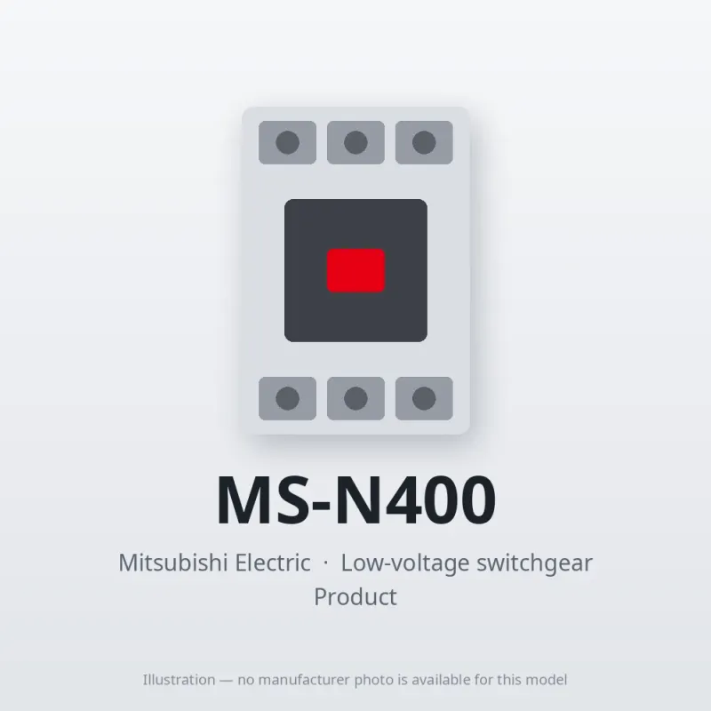 MS-N400 Mitsubishi Low-voltage switchgear Magnetic Starter