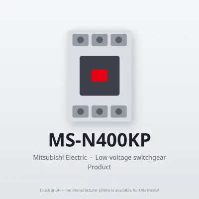 MS-N400KP Mitsubishi Low-voltage switchgear Magnetic Starter