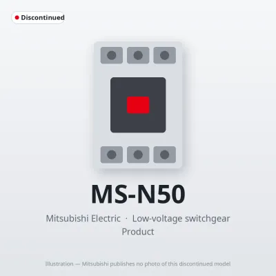 MS-N50 Mitsubishi Low-voltage switchgear Magnetic Starter
