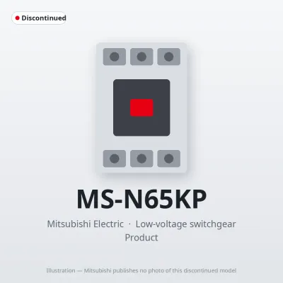 MS-N65KP Mitsubishi Low-voltage switchgear Magnetic Starter