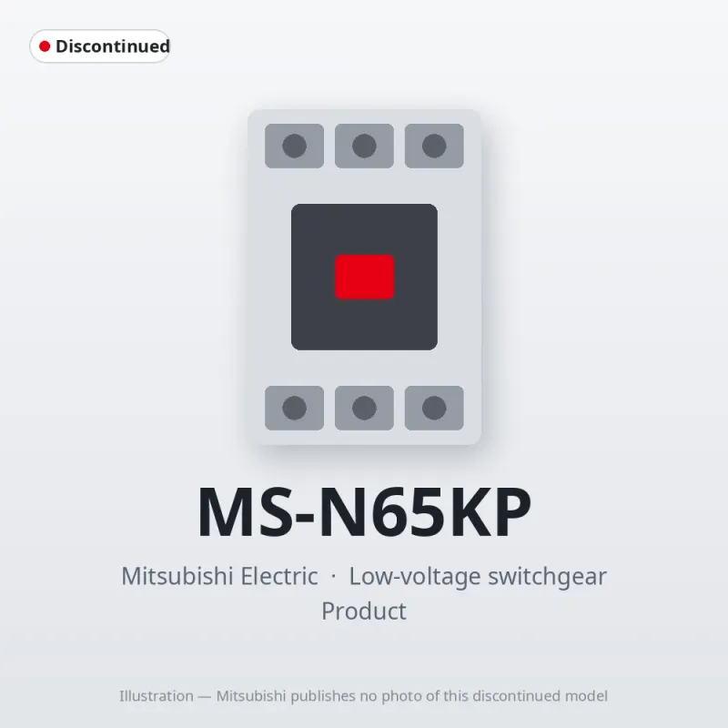 MS-N65KP Mitsubishi Low-voltage switchgear Magnetic Starter